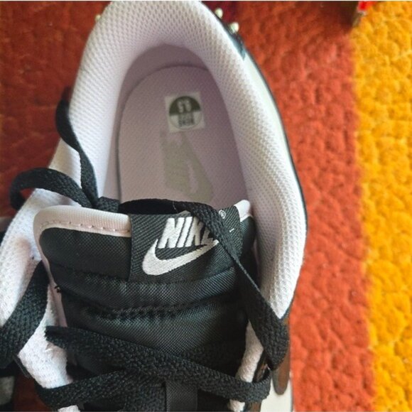 Nike Dunk Low Retro Men 9.5 Black And Pink Croc Pattern Leather New 112025 - Picture 5 of 12